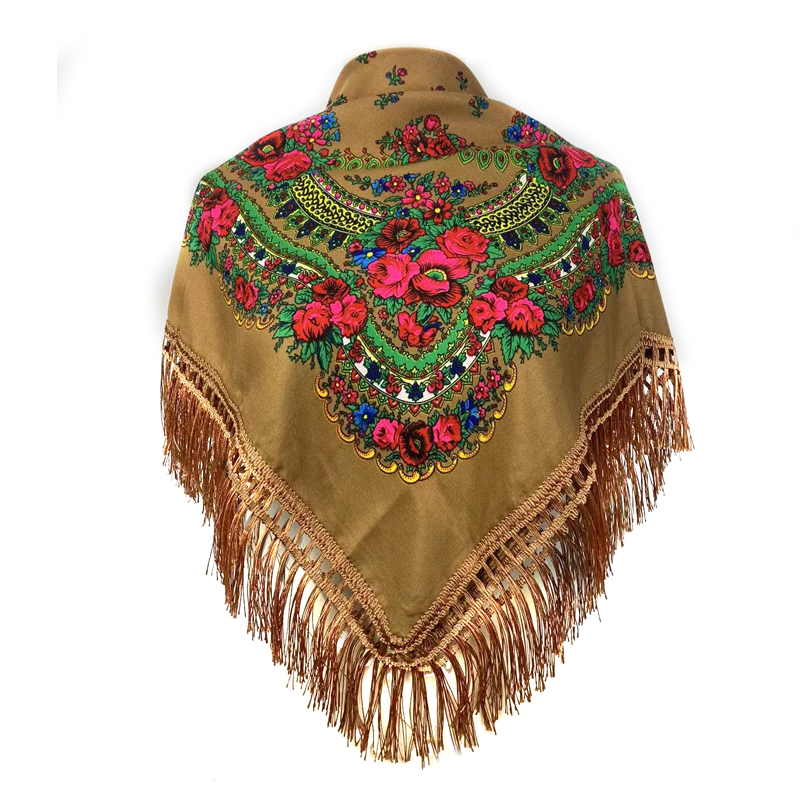 New Ethnic Fashion - Etnik Saçaklı Kafa Bandı Bandana Babushka